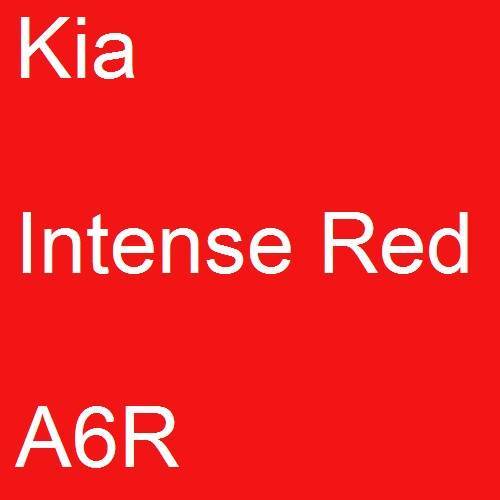 Kia, Intense Red, A6R.